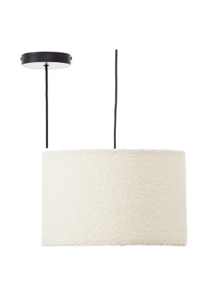 Brilliant Teddy 60163/09 beige hanglamp van katoen