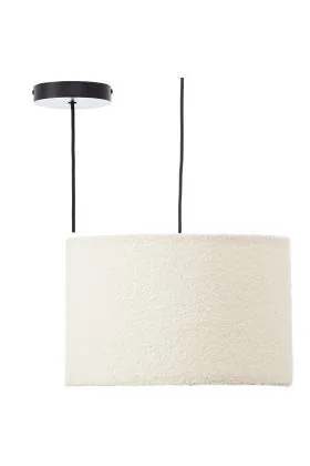 Brilliant Teddy 60163/09 beige hanglamp van katoen