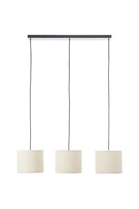 Brilliant Teddy 60164/09 beige hanglamp van katoen