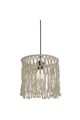 Searchlight Macrame 60471CW hanglamp van macrame