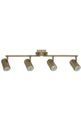 Searchlight Meteor 61067-4AB brons kleurige spot