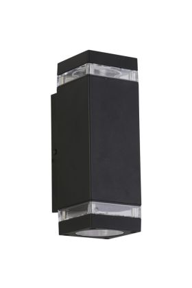 Searchlight Houston 61101BK zwarte up down buitenlamp