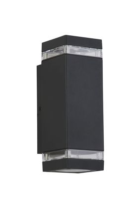 Searchlight Houston 61101GY grijze up down buitenlamp
