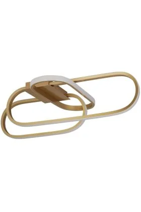 Plafondlamp Clip goud 65cm