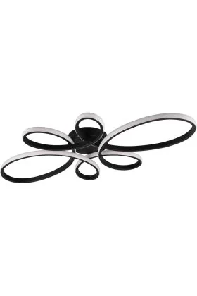Plafondlamp Fly zwart 83cm