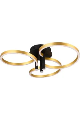 Plafonniere Caruso goud 66cm