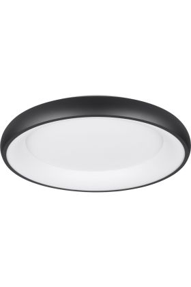Trio Cardona 649616032 zwarte ringvormige plafondlamp