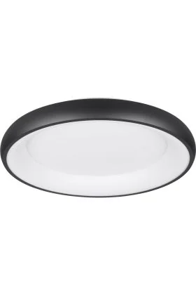Trio Cardona 649616032 zwarte ringvormige plafondlamp