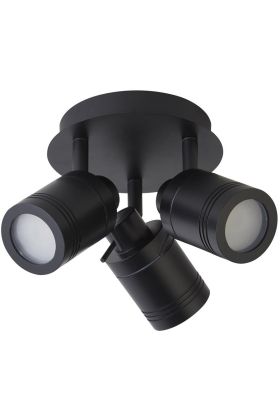 Searchlight Samson 6603BK mat zwarte badkamerspot