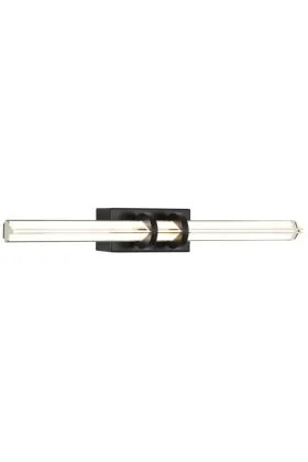 Searchlight Parma 66412BK zwarte spiegellamp