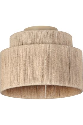 Trio Smilla 666800136 jute hanglamp met rotan uitstraling