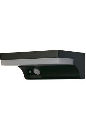 Searchlight 67417BK wandlamp met zonnepaneel