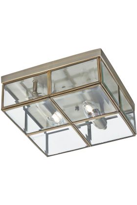 Searchlight Pisa 6769-26AB antiek bronzen plafondlamp