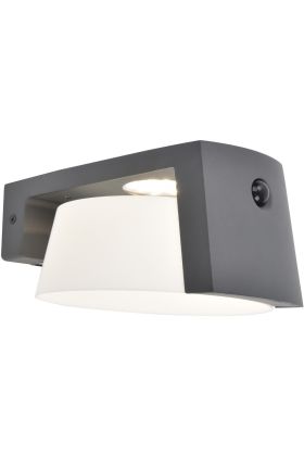 Solarlamp Moon antraciet 16cm