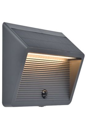 Solarlamp Linko antraciet 19cm