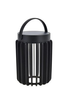 Solarlamp Kozy zwart 19cm