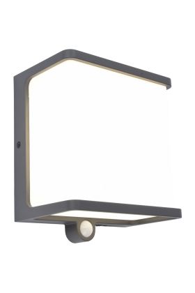 Lutec Doblo 6943701125 buitenlamp met zonnepaneel en bewegingsmelder