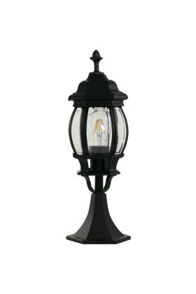 Searchlight Bel Aire 7172 zwarte sokkellamp
