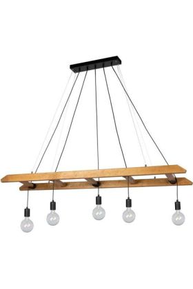 Hanglamp Ladder 7219551 grenen houten hanglamp