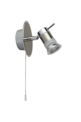 Searchlight Aries 7441CC-LED staal kleurige badkamer wandspot
