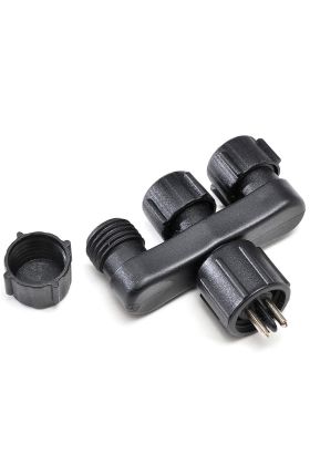 Konstsmide 7449-000 splitter zwart