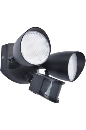 Sensorlamp Shrimp zwart 27cm