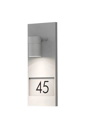 Konstsmide Modena 7655-300 huisnummer lamp grijs