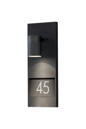 Konstsmide Modena 7655-750 huisnummer lamp zwart