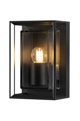 Konstsmide Brindisi 7886-750 mat zwarte buitenlamp