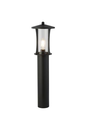 Searchlight Pagoda 8478-730 mat zwarte sokkellamp
