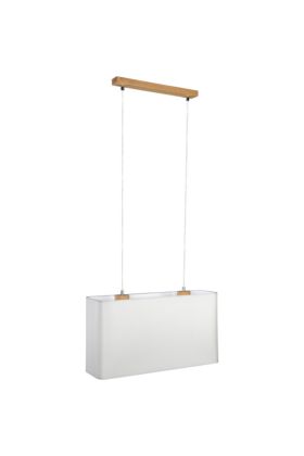 Britop Cadre 872020274 rechthoekige hanglamp met eikenhout