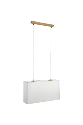 Britop Cadre 872020274 rechthoekige hanglamp met eikenhout