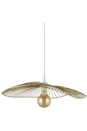 Searchlight Wave 88550GO goud kleurige hanglamp van draadstaal