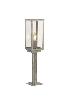 Searchlight Box 90151-500SI gegalvaniseerd stalen sokkellamp