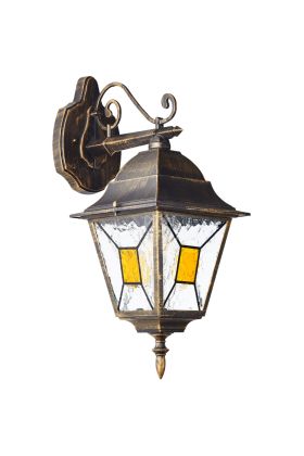 Brilliant Janel 90982A86 zwartgouden buitenlamp