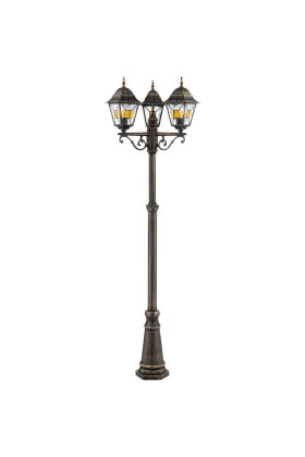 Lantaarnpaal Janel zwartgoud 226cm