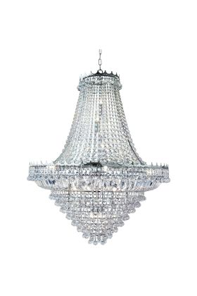 Searchlight Versailles 9112-102CC chromen kristal zak kroonluchter