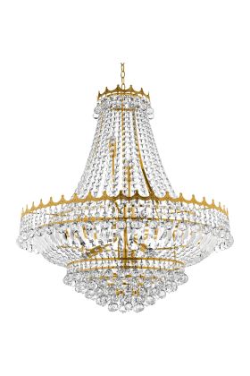 Searchlight Versailles 9112-82GO goud kleurige zakkroonluchter