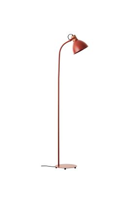 Brilliant Erena 94556/01 rode vloerlamp met hout