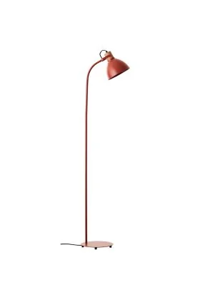 Brilliant Erena 94556/01 rode vloerlamp met hout