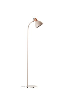 Brilliant Erena 94556/20 taupe vloerlamp met hout