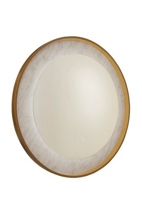 Badkamerspiegel Luxo goud 80cm