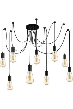 Searchlight Squiggle 9669-9BK