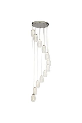 Searchlight Cyclone 97291-12CL chromen hanglamp