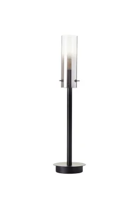 Brilliant Glasini 99207/06 zwart met rookglazen lamp