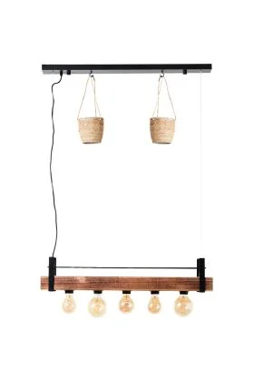 Brilliant Bankwood 99541/76 industriele hanglamp