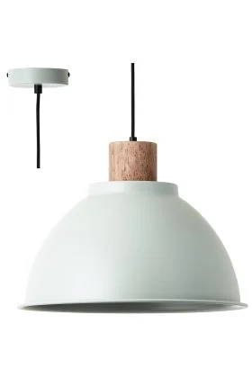 Brilliant Erena 99836/63 groene hanglamp met hout