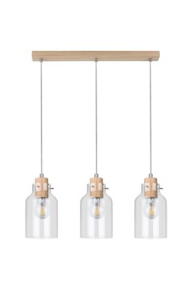 Spotlight Alessandro 1760374 eikenhouten hanglamp
