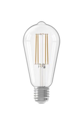 Calex Rustiek ST64 Straight filament 220-240V 4.5W 470lm 2700K E27 Dimbaar met LED dimmer 