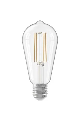 Calex Rustiek ST64 Straight filament 220-240V 4.5W 470lm 2700K E27 Dimbaar met LED dimmer 